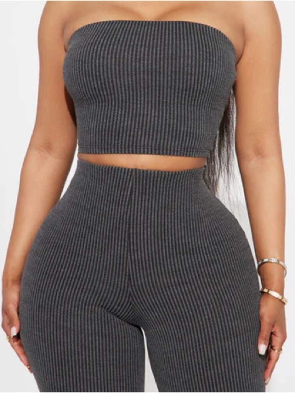 Fashion Nova Reya Ribbed Set - Picture 2 of 6